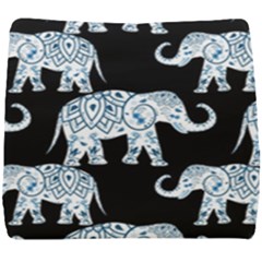 Elephant-pattern-background Seat Cushion by Sobalvarro