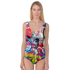 Crazy Grafitti Princess Tank Leotard  by essentialimage