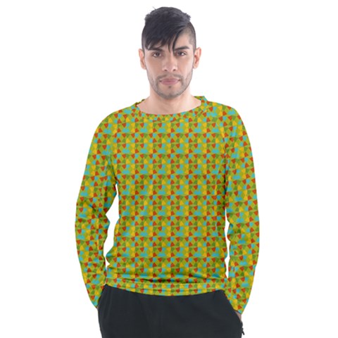 Lemon And Yellow Men s Long Sleeve Raglan Tee by Sparkle