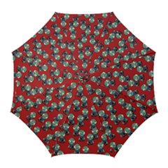 Zombie Virus Golf Umbrellas by helendesigns