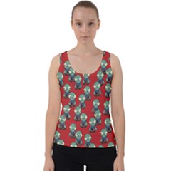 Zombie Virus Velvet Tank Top by helendesigns