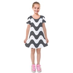 Copacabana  Kids  Short Sleeve Velvet Dress by Sobalvarro