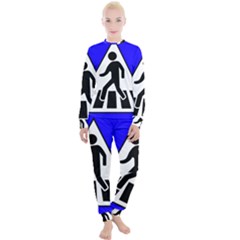 Cross Crossing Crosswalk Line Walk Women s Lounge Set by HermanTelo