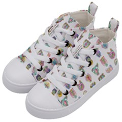 Female Reproductive System  Kids  Mid-top Canvas Sneakers by ArtByAng