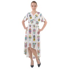 Female Reproductive System  Front Wrap High Low Dress by ArtByAng