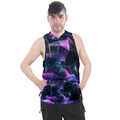 Abstract Atom Background Men s Sleeveless Hoodie by Mariart