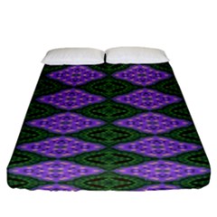 Digital Grapes Fitted Sheet (california King Size) by Sparkle