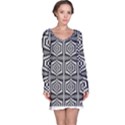 Optical Illusion Long Sleeve Nightdress View1