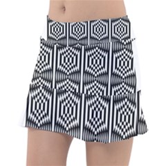 Optical Illusion Tennis Skorts by Sparkle