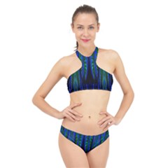 Glowleafs High Neck Bikini Set by Sparkle