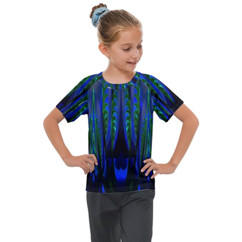 Glowleafs Kids  Mesh Piece Tee by Sparkle