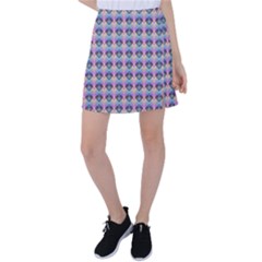 Pink And Blue Tennis Skirt by Sparkle