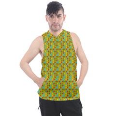 Lemon And Yellow Men s Sleeveless Hoodie by Sparkle