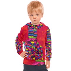 Colorful Leg Warmers Kids  Hooded Pullover by snowwhitegirl