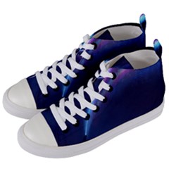 Light Fleeting Man s Sky Magic Women s Mid-top Canvas Sneakers by Mariart