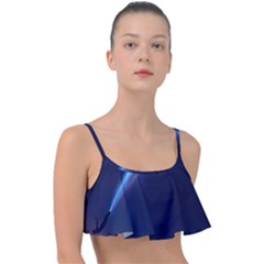 Light Fleeting Man s Sky Magic Frill Bikini Top by Mariart