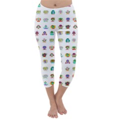 All The Aliens Teeny Capri Winter Leggings  by ArtByAng