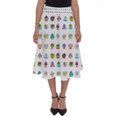 All The Aliens Teeny Perfect Length Midi Skirt by ArtByAng