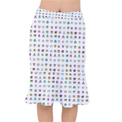 All The Aliens Teeny Short Mermaid Skirt by ArtByAng