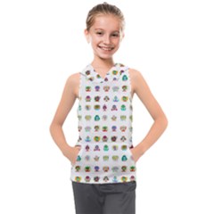 All The Aliens Teeny Kids  Sleeveless Hoodie by ArtByAng