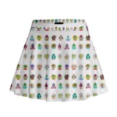 All The Aliens Teeny Mini Flare Skirt by ArtByAng