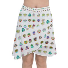 All The Aliens Teeny Chiffon Wrap Front Skirt by ArtByAng