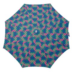 Geo Puzzle Straight Umbrellas by tmsartbazaar