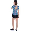 Geo Puzzle Back Circle Cutout Sports Tee View2