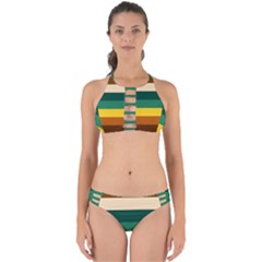 Retro 80s Perfectly Cut Out Bikini Set by tmsartbazaar