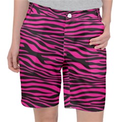 Pink Zebra Pocket Shorts by Angelandspot