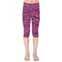 Pink Zebra Kids  Capri Leggings  View1