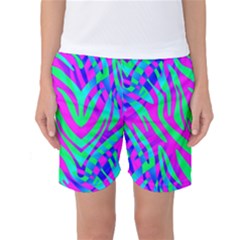 Wild And Crazy Zebra Women s Basketball Shorts by Angelandspot