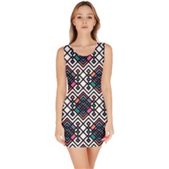 Boho Geometric Bodycon Dress by tmsartbazaar