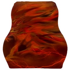 Fire Lion Flame Light Mystical Car Seat Velour Cushion  by HermanTelo