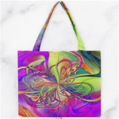 Rainbow Painting Pattern 4 Mini Tote Bag by DinkovaArt