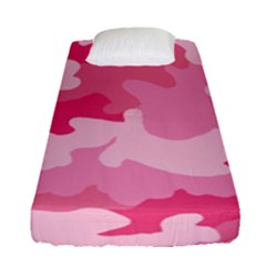 Camo Pink Fitted Sheet (single Size) by MooMoosMumma