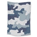 Camo Blue Large Tapestry View1