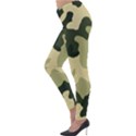 Camo Green Lightweight Velour Leggings View3