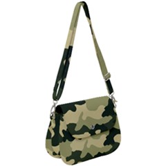 Camo Green Saddle Handbag by MooMoosMumma