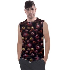 Zombie Eyes Pattern Men s Regular Tank Top by SpinnyChairDesigns