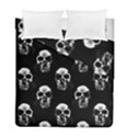 Black and White Skulls Duvet Cover Double Side (Full/ Double Size) View1