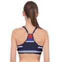 Casual Uniform Stripes Basic Training Sports Bra View2