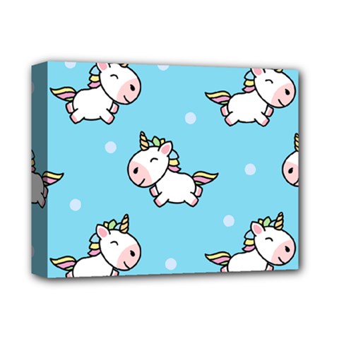 Unicorns  Deluxe Canvas 14  X 11  (stretched) by Sobalvarro