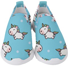 Unicorns  Kids  Slip On Sneakers by Sobalvarro