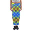 Clown Costume Plaid Striped Women s Jogger Sweatpants View1