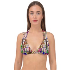 432sisters Double Strap Halter Bikini Top by Kritter