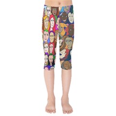 Sisters2020 Kids  Capri Leggings  by Kritter