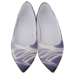 Violet Glowing Swirls Women s Low Heels by SpinnyChairDesigns