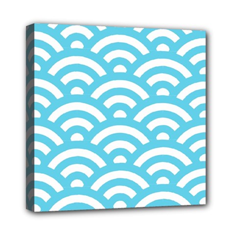 Waves Mini Canvas 8  X 8  (stretched) by Sobalvarro