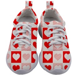 Hearts  Kids Athletic Shoes by Sobalvarro